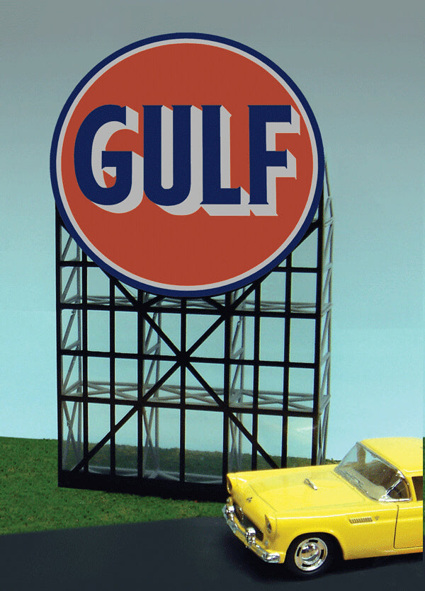 Miller Engineering 6082 N Scale Gulf Billboard