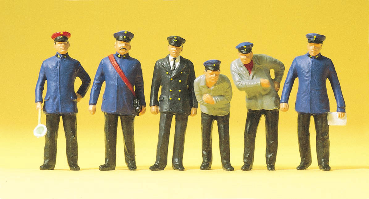 Preiser 65329 O Scale German Railway Personnel Set Era II