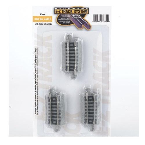 Bachmann 44832 N Quarter Section 12.50" Radius Curve E-Z Track (6)