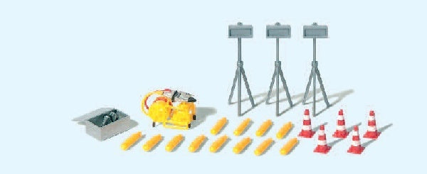 Preiser 31028 HO Scale Hydraulic Pump with Shears, Spreaders and
