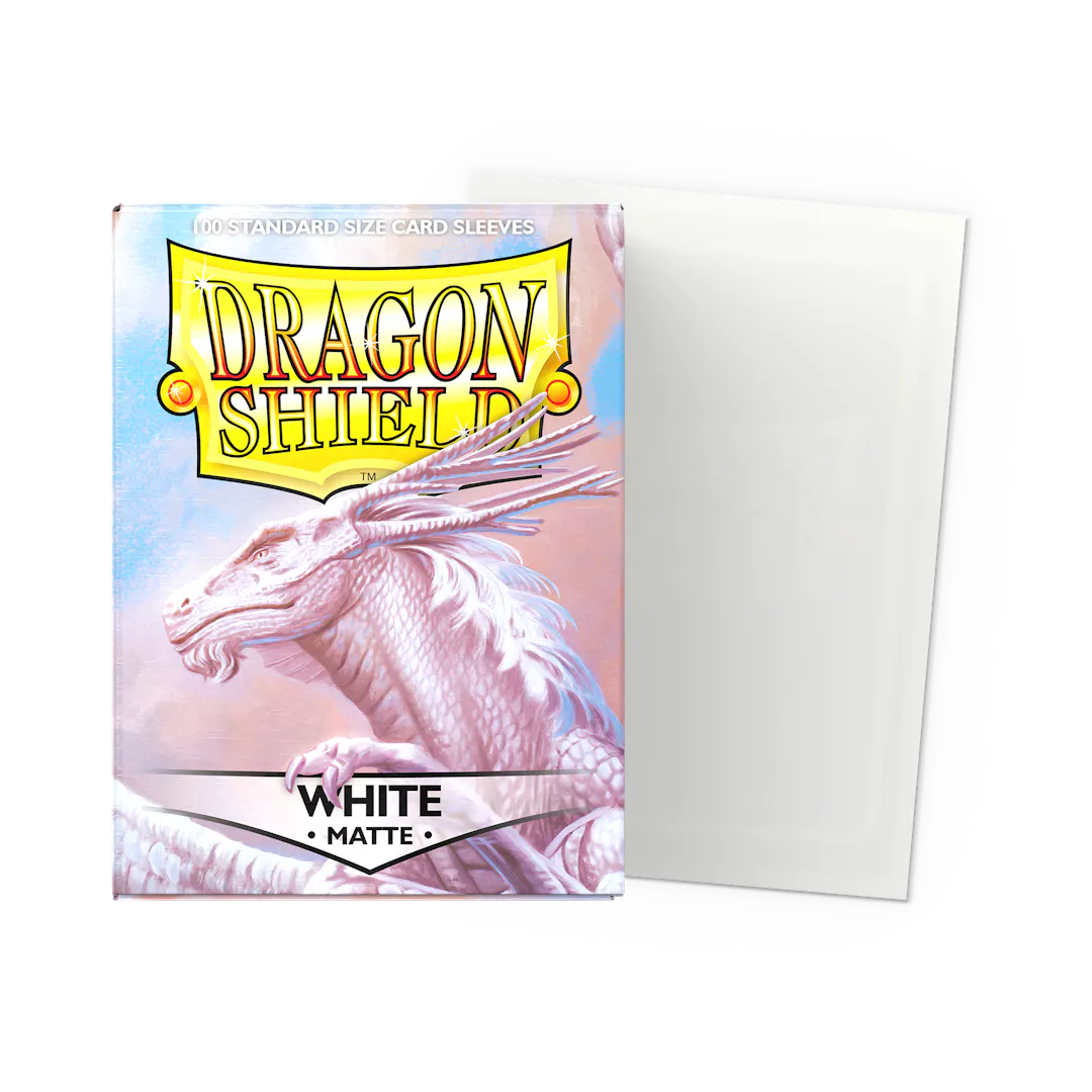 White - Matte Sleeves - Standard Size