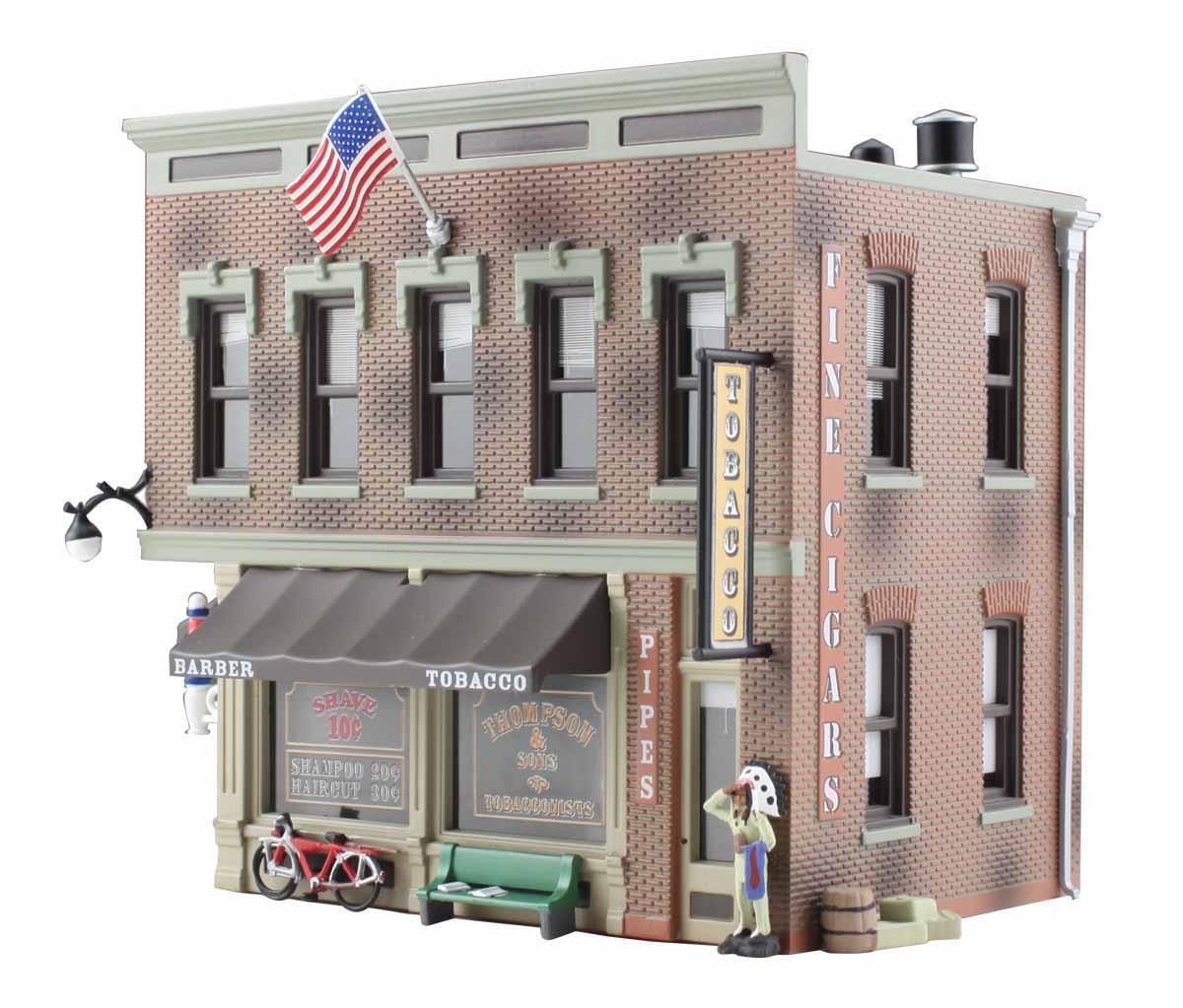 Woodland Scenics BR5024 HO Corner Emporium Built-&-Ready Structure