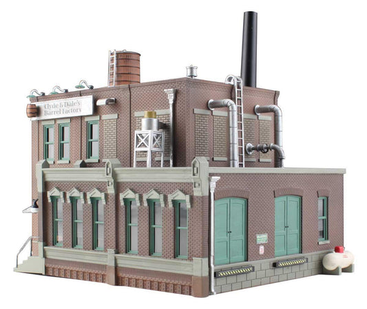 Woodland Scenics BR4924 N Clyde & Dale's Barrel Factory Structure Built-&-Ready