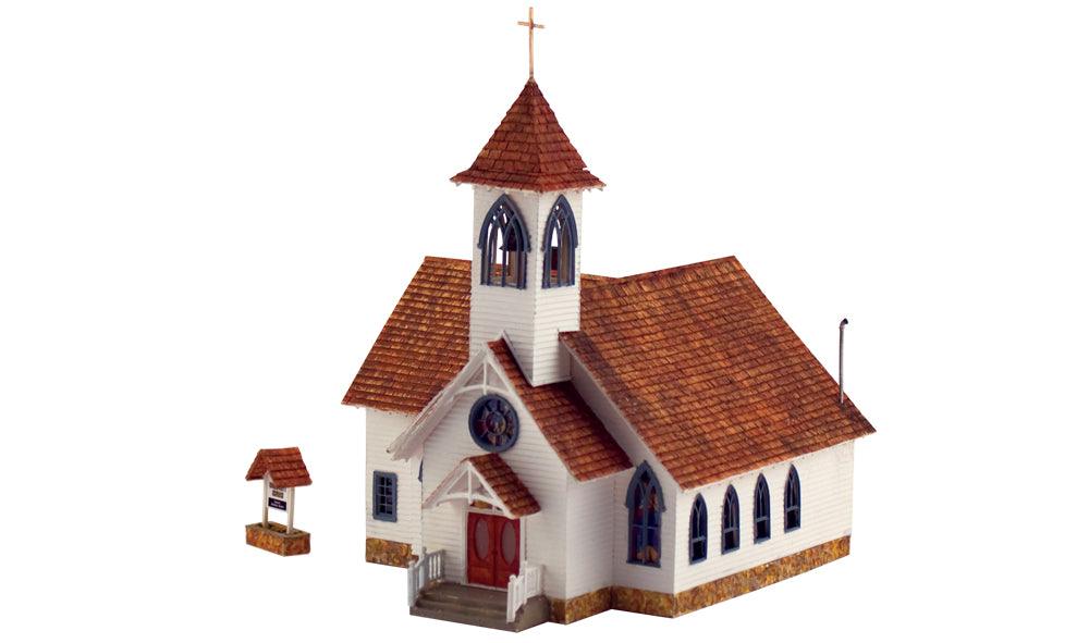 Woodland Scenics BR5041 HO Community Church Structure Built-&-Ready