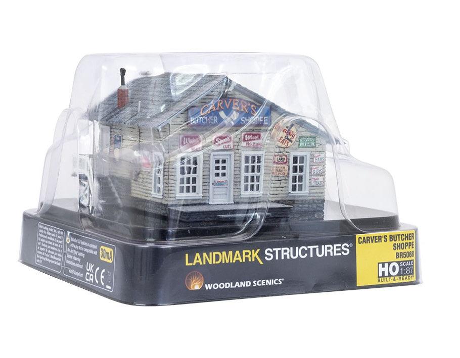 Woodland Scenics br5068 HO Scale Carver's Butcher Shoppe