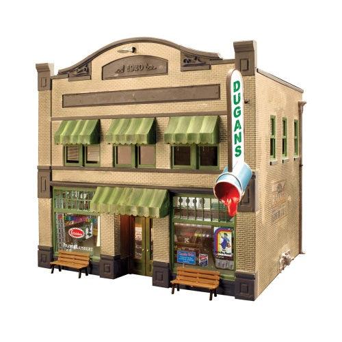 Woodland Scenics BR5853 O Scale Dugan's Paint Store Built & Ready Model Kit