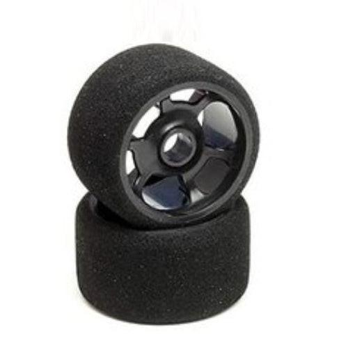 BSR Racing 1/12 Front Mounted Foam Tires (2) Blue