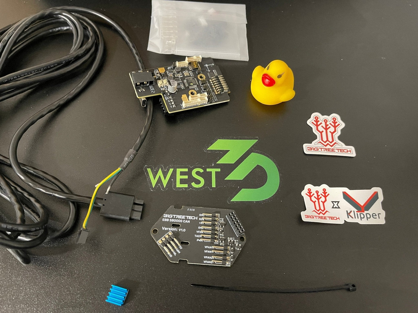 BTT EBB SB2209 CAN bus PCB for Stealthburner w/ Harness and Connectors - Complete