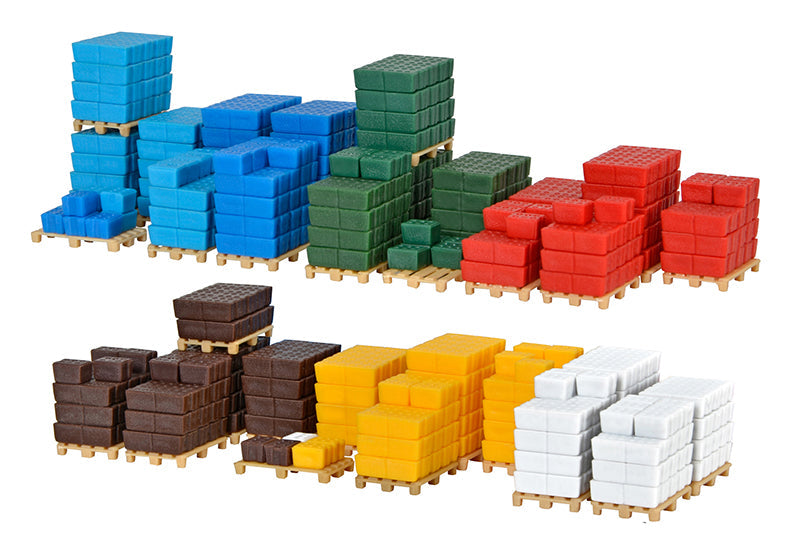 Kibri 38662 1/87 Scale Beverage Crates On Pallets