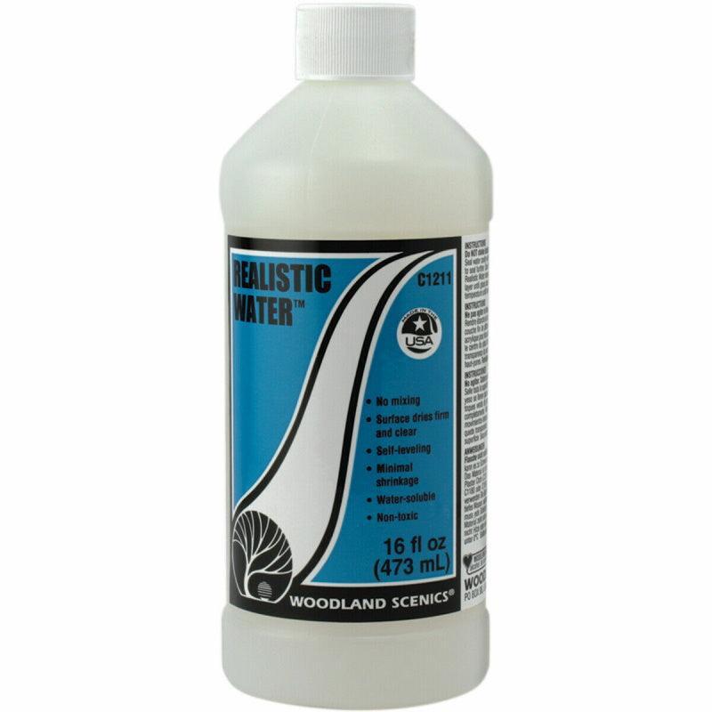 Woodland Scenics C1211 N/HO Realistic Water 16 oz Train Scenery
