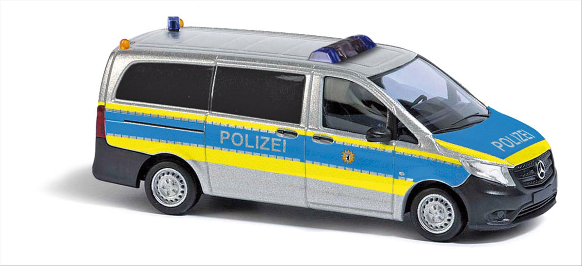 Busch 51189 HO Scale Mercedes-Benz Vito Autobahn Police Model