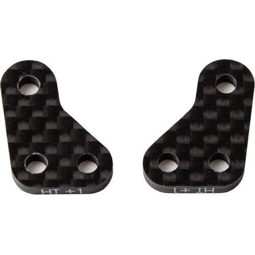 Associated ASC91902 RC10b6.3 Factory Team Carbon Fiber Steering Block Arms Ht +1