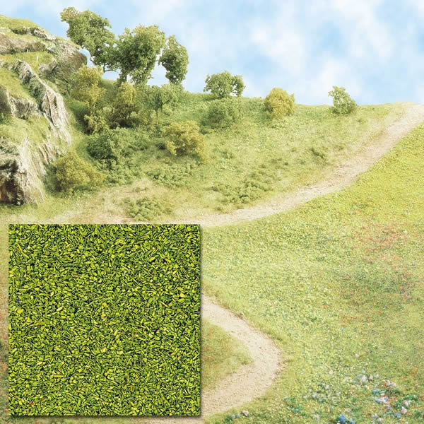 Busch 7301 All Scale Scatter Material, Spring Green 80g