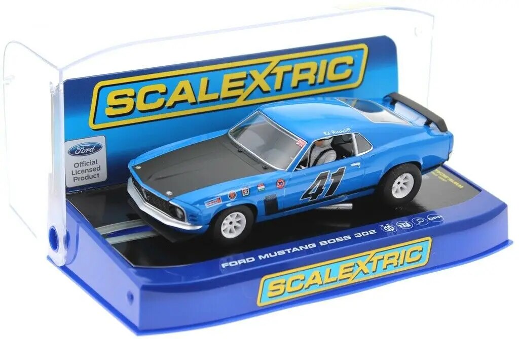 Scalextric C3613 1969 Ford Mustang Trans Am Boss 302 slot Car 1/32 DPR