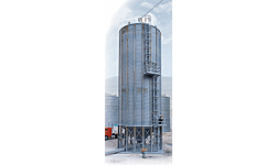 Walthers Cornerstone 933-2937 HO Wet-Dry Grain Bin 2-Pack Kit