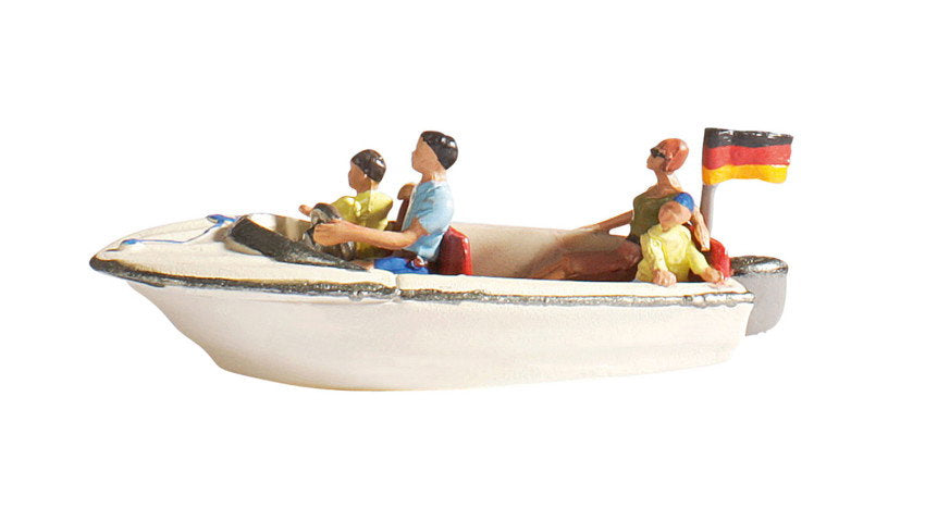 Noch 16820 HO Scale Motorboat with 4 Figures