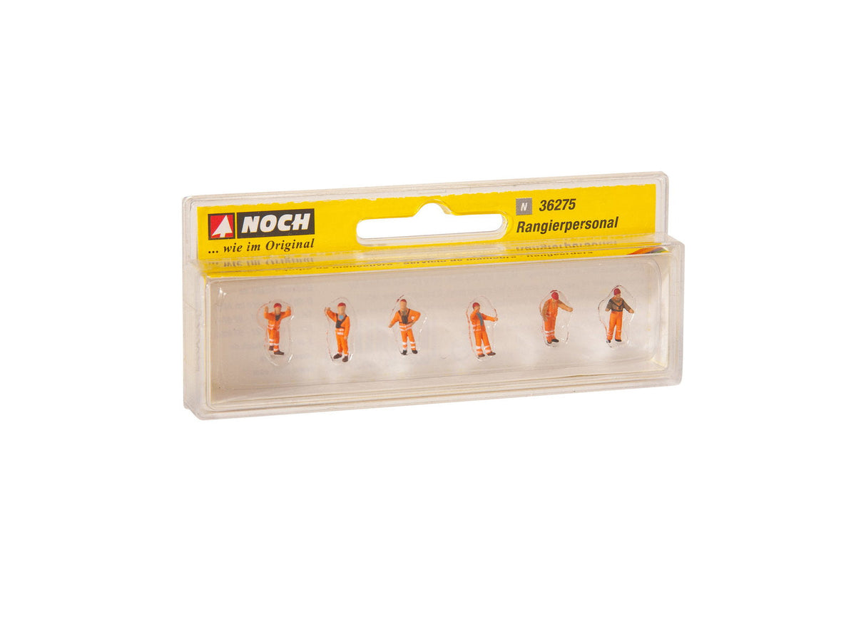 Noch 36275 N Scale German Railroad Switchmen Set, 6 Figures