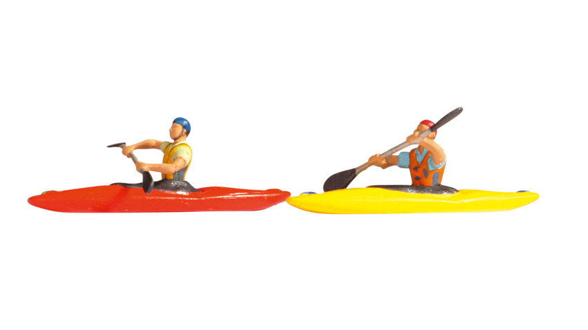Noch 37809 N Scale Kayaks with Kayakers, Set of 2