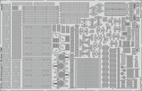 Eduard 53104 1/200 Ship- USS Arizona Life Boats Pt.3 for TSM