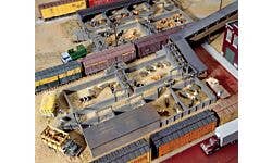 Walthers Cornerstone 933-3047 HO Stock Yards - 2 Pens Kit