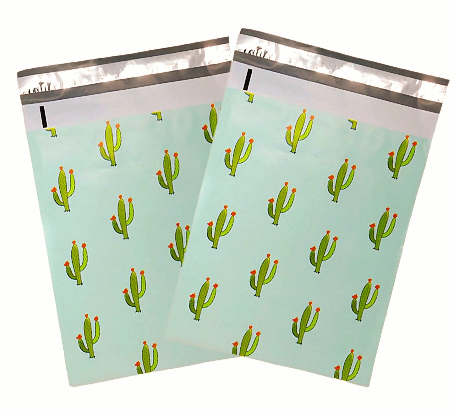 Cactus Mint Poly Mailers Size 6x9 Shipping Bags