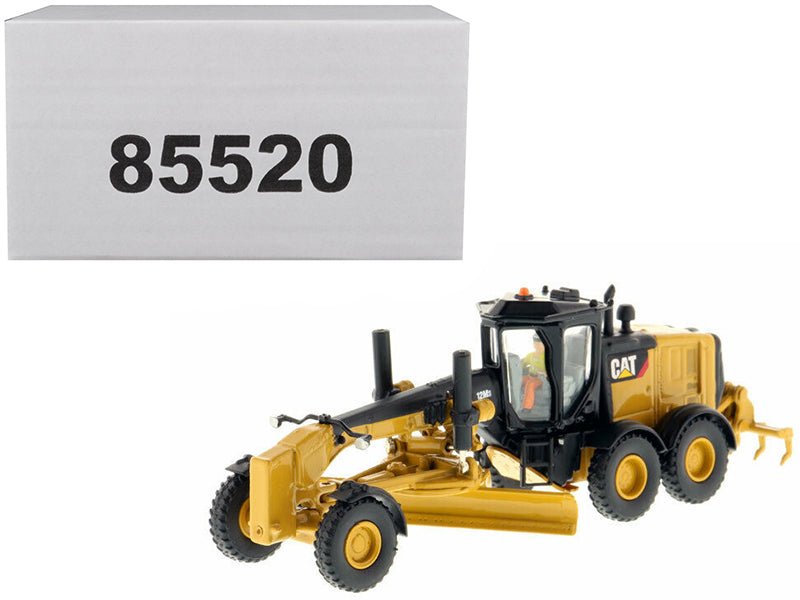 CAT Caterpillar 12M3 Motor Grader with Operator "High Line" Series 1/87 (HO) Scale Diecast Model by Diecast Masters free shipping USA