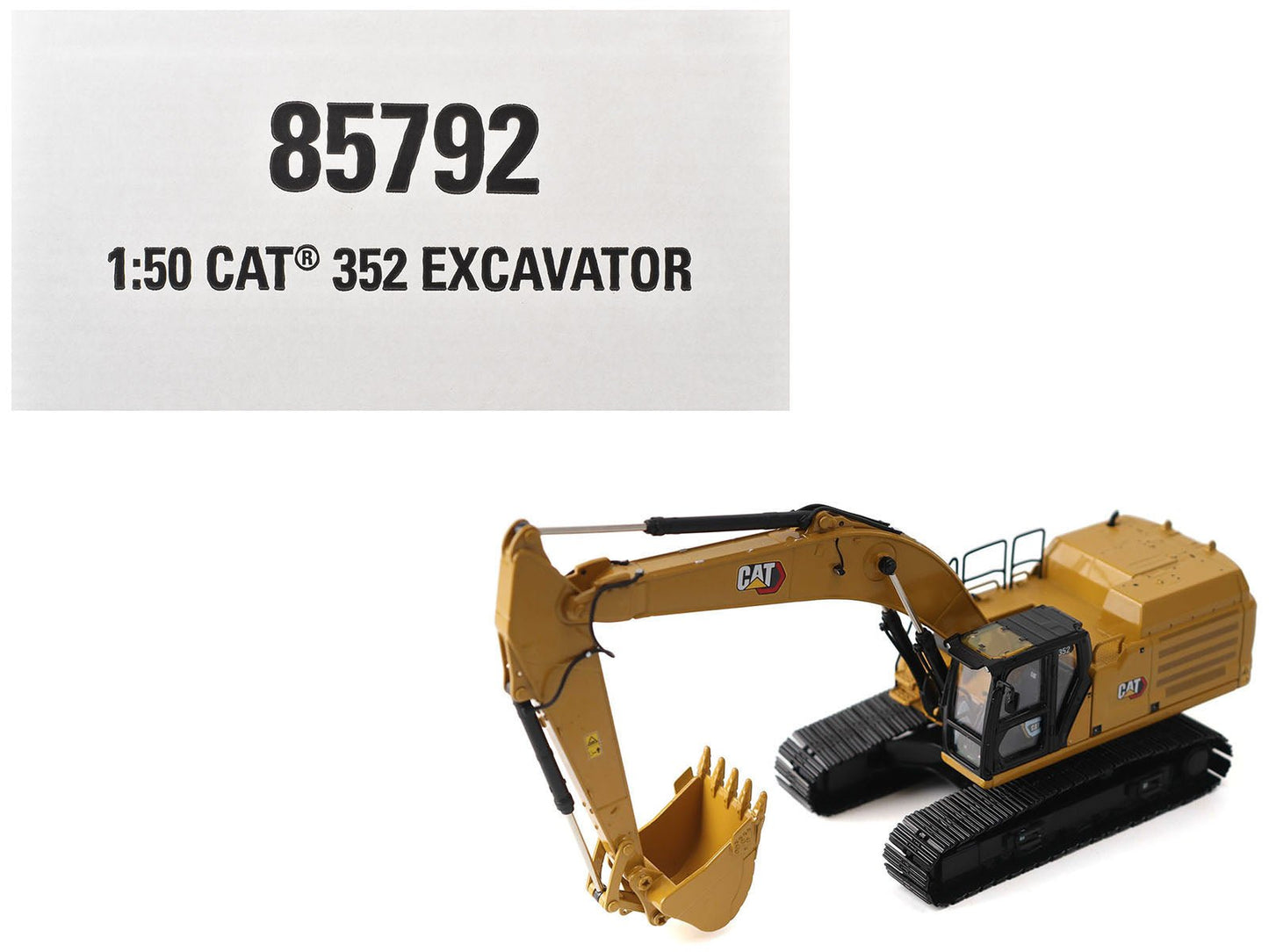 CAT Caterpillar 352 Next Generation Excavator Yellow "High Line" Series 1/50 Diecast Model by Diecast Masters free shipping USA