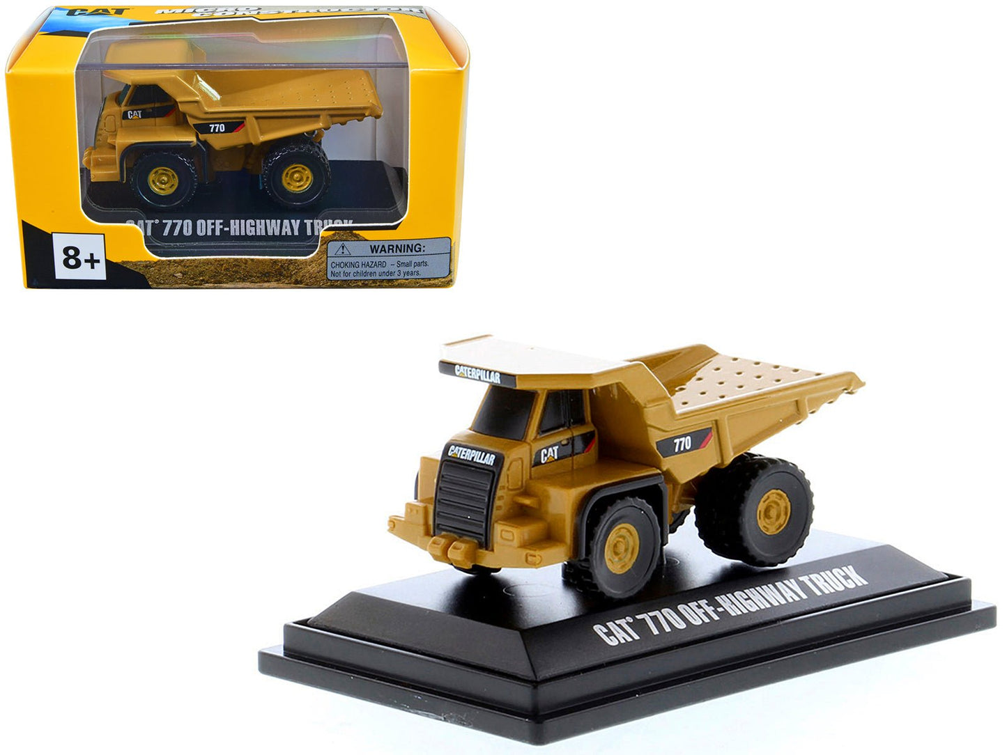 CAT Caterpillar 770 Off–Highway Truck Yellow "Micro-Constructor" Series Diecast Model by Diecast Masters free shipping USA