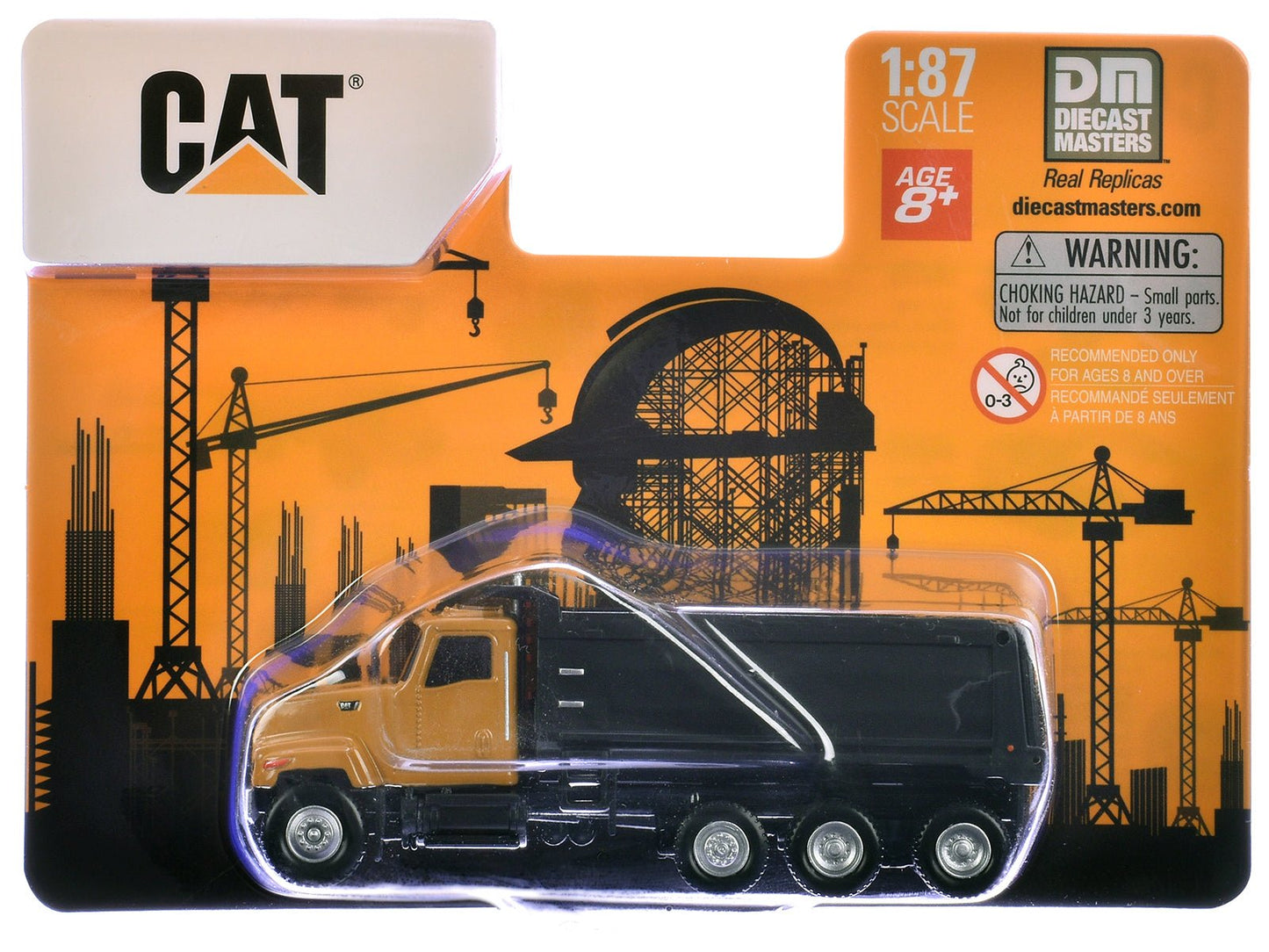 CAT Caterpillar CT681 Dump Truck Yellow 1/87 (HO) Diecast Model by Diecast Masters free shipping USA