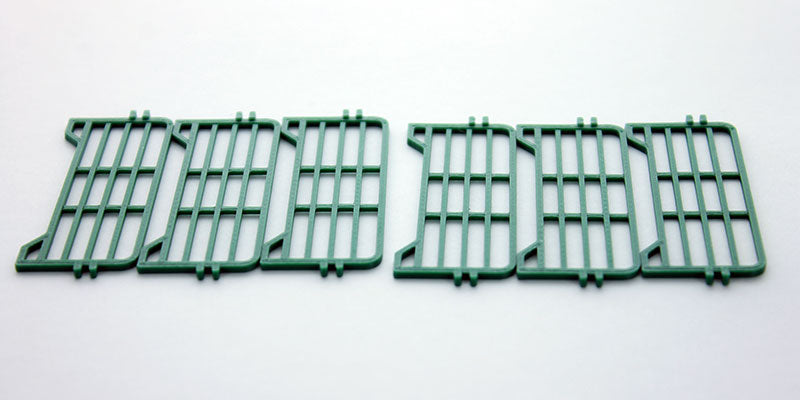 3D To Scale 64-318-GR 1/64 Corral Panels 12 ft, Green Set of 6