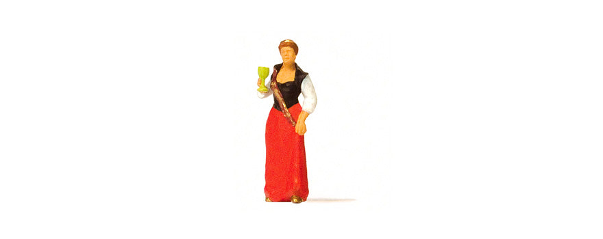 Preiser 29105 HO Scale Wine Queen Figure