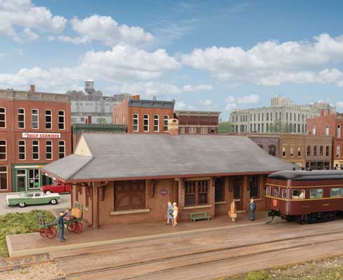 Walthers Cornerstone 933-3553 HO Scale Pennsylvania System Comb Station Kit