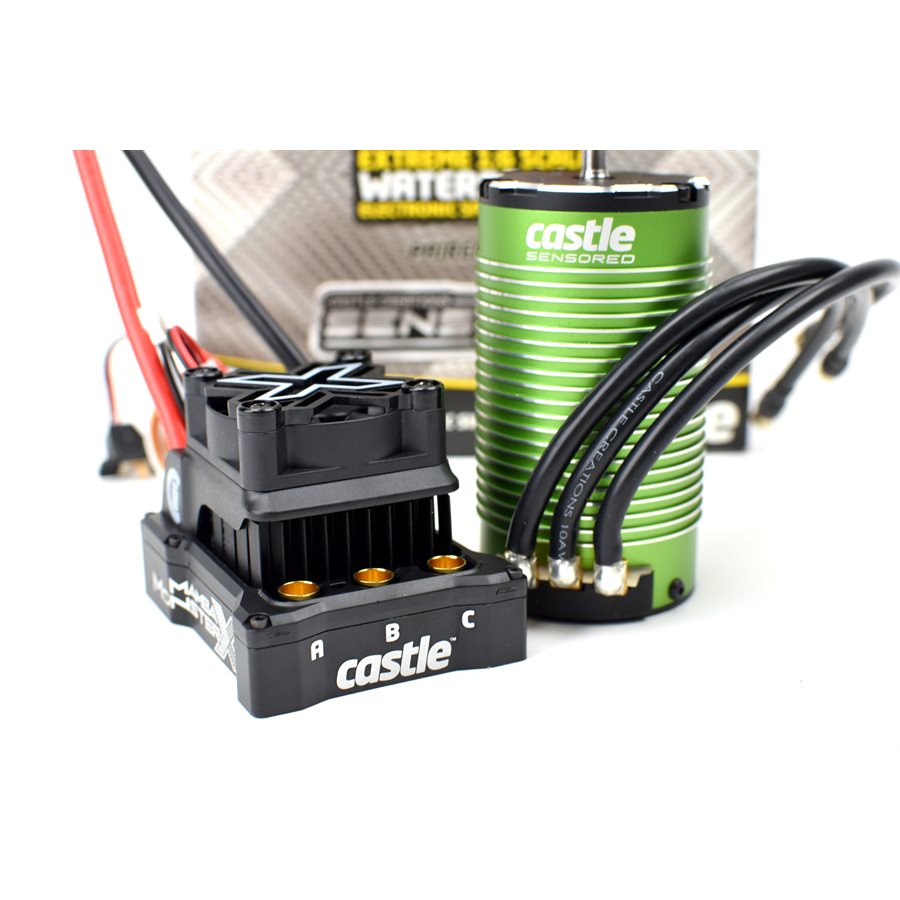 Castle Mamba Monster X 8S 33.6V ESC & 1717 1260KV Sensored Motor Combo