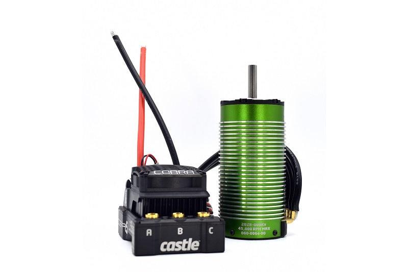 Castle Creations Cobra 5 8S 33.6V ESC 20A PEAK BEC w/2028-800KV Motor Combo