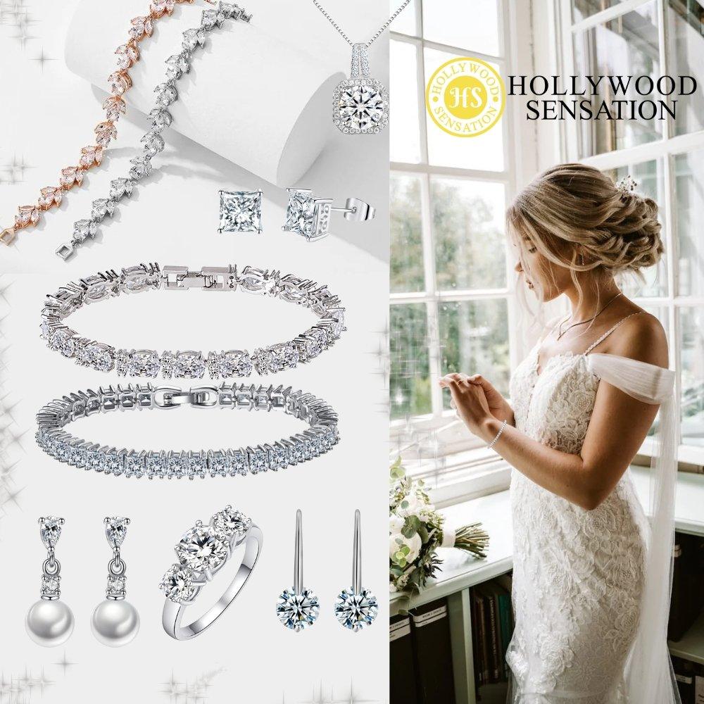 Cubic Zirconia Rings- "Exotic Crystal Ring"-Cubic Ring-Cubic Zirconia Engagement Rings by Hollywood Sensation®