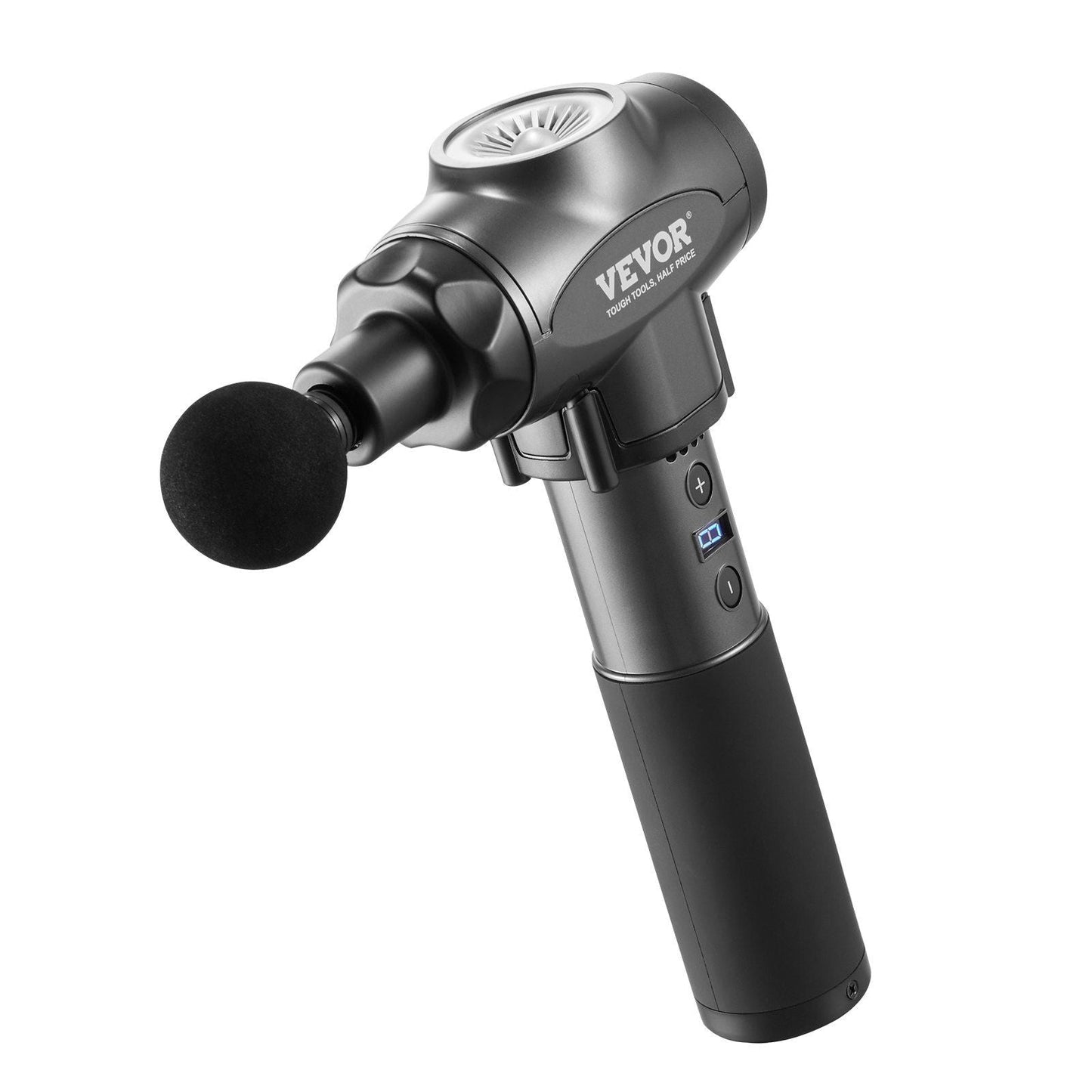 Massage Gun Deep Tissue with 9 Speed Levels & 6 Massage Heads, 24V 2500mAh Batteries, Percussion Muscle Massager for Athletes, Handheld Electric Massage Gun for Pain Relief, Muscle Relaxation