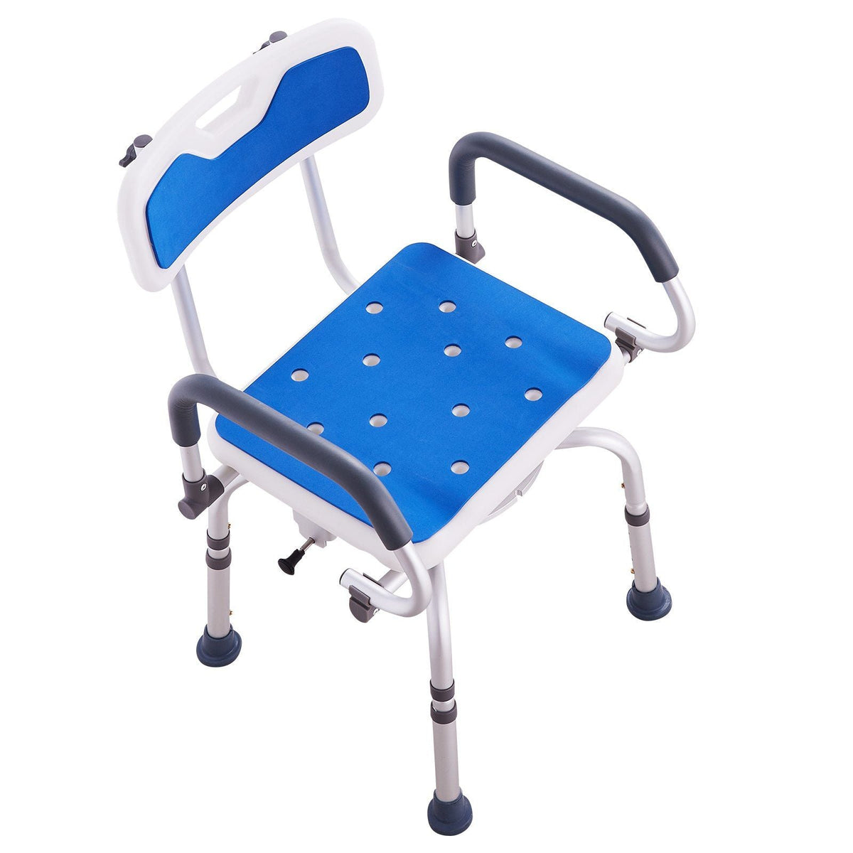 Shower Chair 360° Swivel Bathtub Shower Seat with Pivoting Arms 400LBS