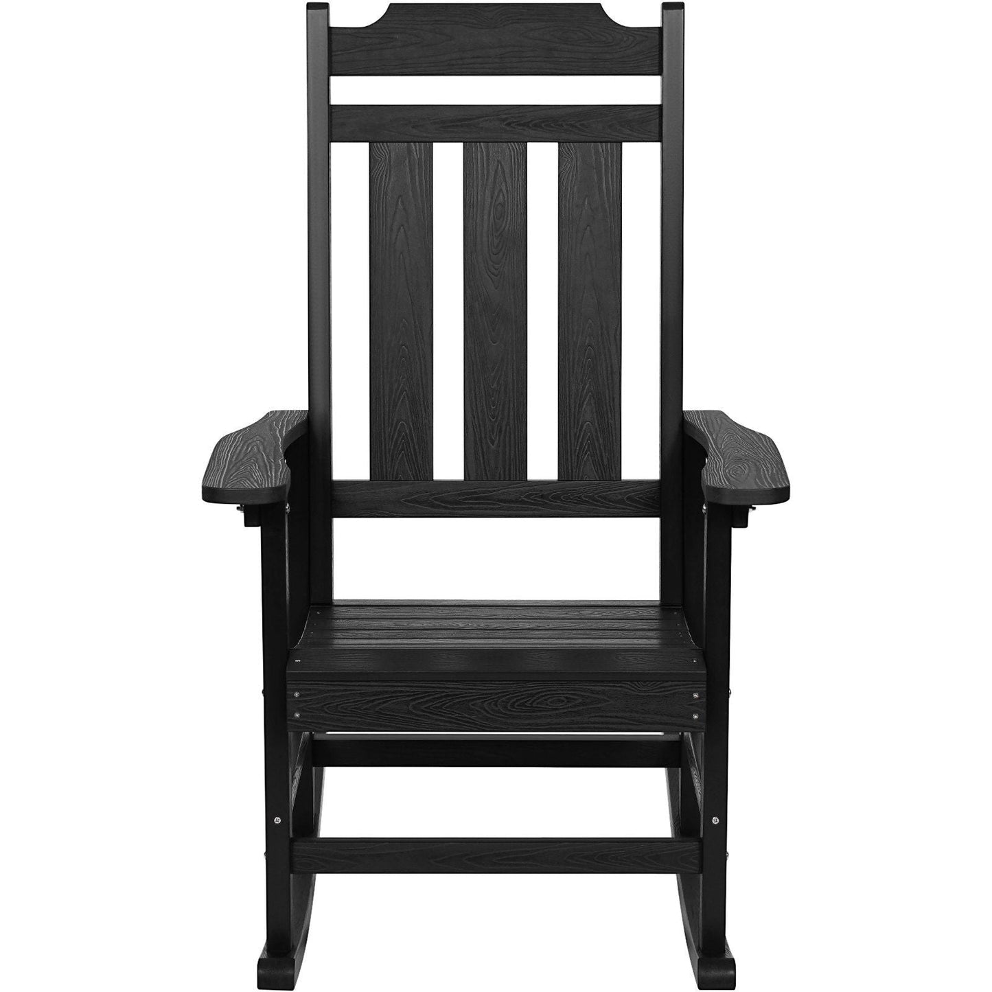 Porch Rocker HIPS Outdoor Rocking Chair High Back 1 pcs 400 lbs Weight