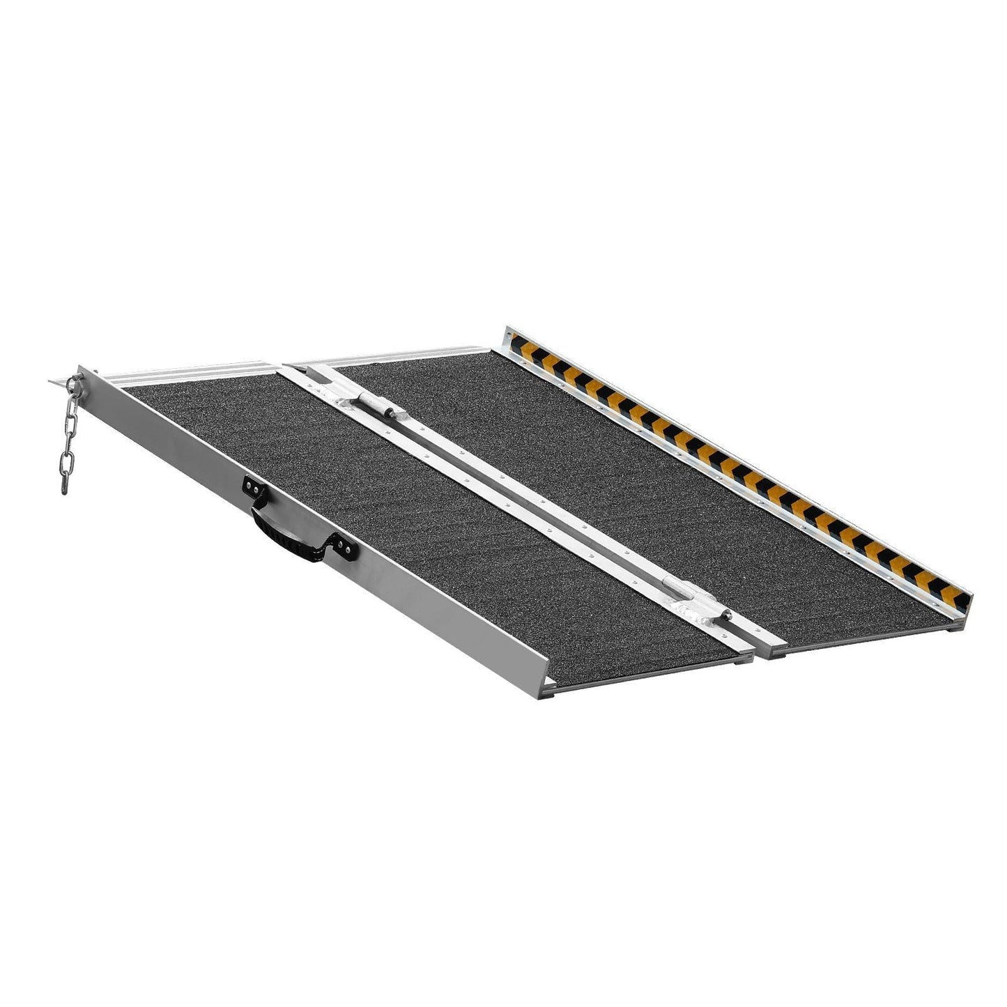 Portable Wheelchair Ramp, 2 ft 800 lbs Capacity, Non-Slip Aluminum Folding Threshold Ramp, Foldable Mobility Scooter Ramp Wheel Chair Ramp, Handicap Ramp for Home Steps, Stairs, Doorways, Curbs