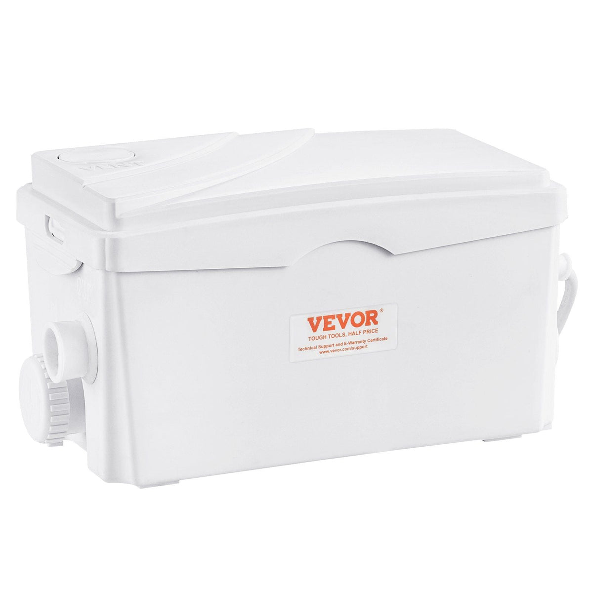 Macerator Pump, 350W, 6000 L/h Flow, 23 ft/7 m Head, Macerator Sewerage Sump Pump with 3 Water Inlets for Basement, Kitchen, Sink, Shower, Bathtub, Laundry Waste Water Disposal Upflush Machine