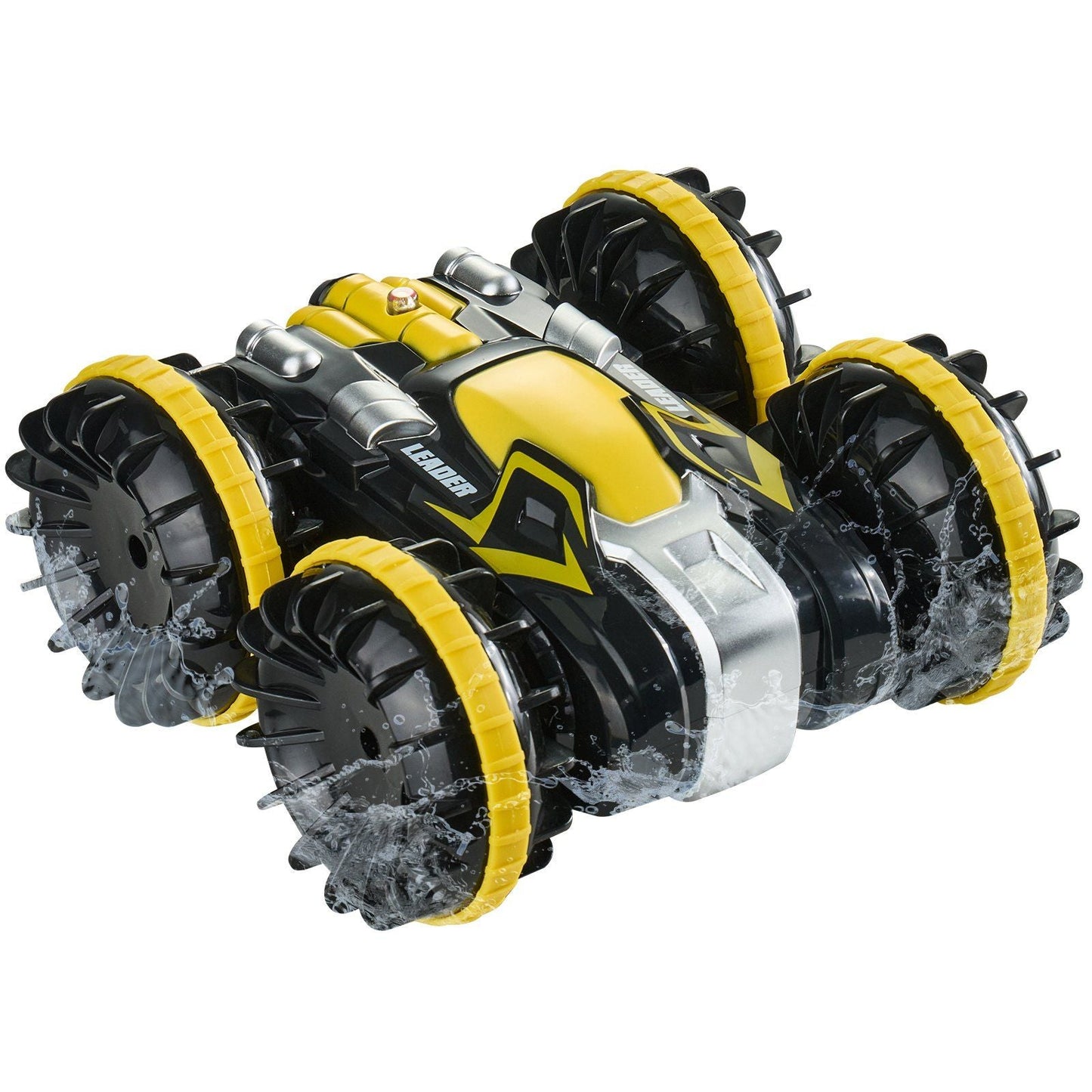 Amphibious Remote Control Car Boat 2.4 GHz 4WD RC Boat Kids Adults Yellow