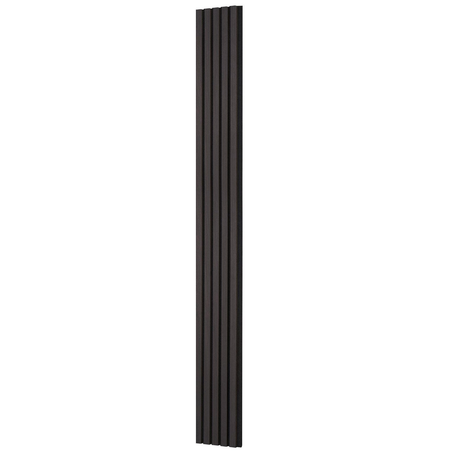 Wood Slat Acoustic Panels 7.9 x 94.5 inch for Modern Wall Decor Black Oak