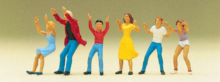 Preiser 24660 HO Scale Swing Boat Rider Figure Set