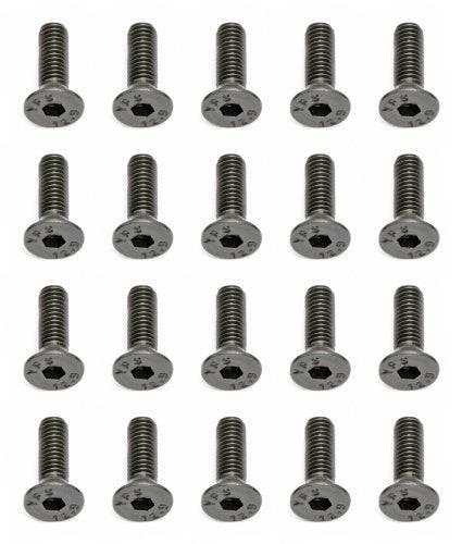 Associated 25202 M3 x 10mm Flat Head Hex Screw SC8 RC8B TC6 ProLite Rival MGT