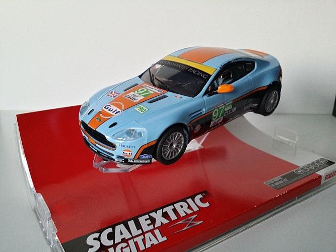 SCX Digital D10116 Aston Martin Vantage " Gulf" Body Only 1/32 Scale