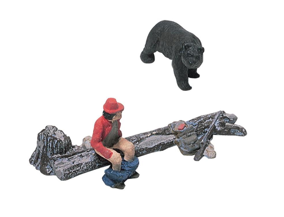 Woodland Scenics D227 HO Train Figures Bare Hunter