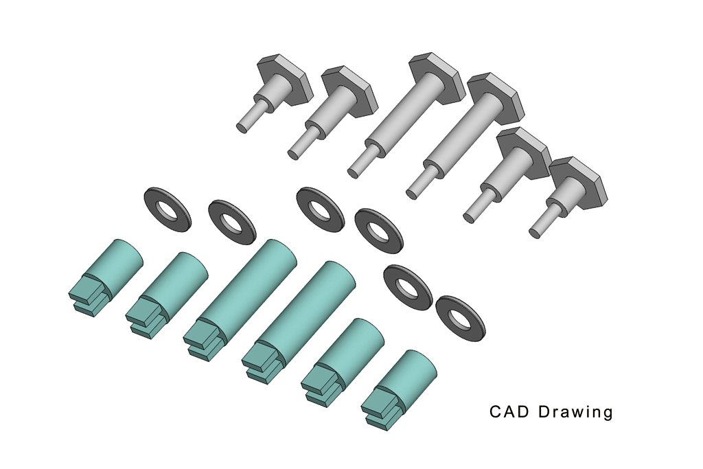 Piko 36093 G Scale Crankpins for 36.5mm Starter Set Wheels