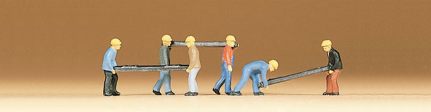Preiser 79034 N Scale Track Gang Sleeper-layers Set