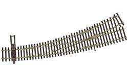 Walthers Track 948-83067 HO Code 83 Curved Turnout 24/36" Left Hand