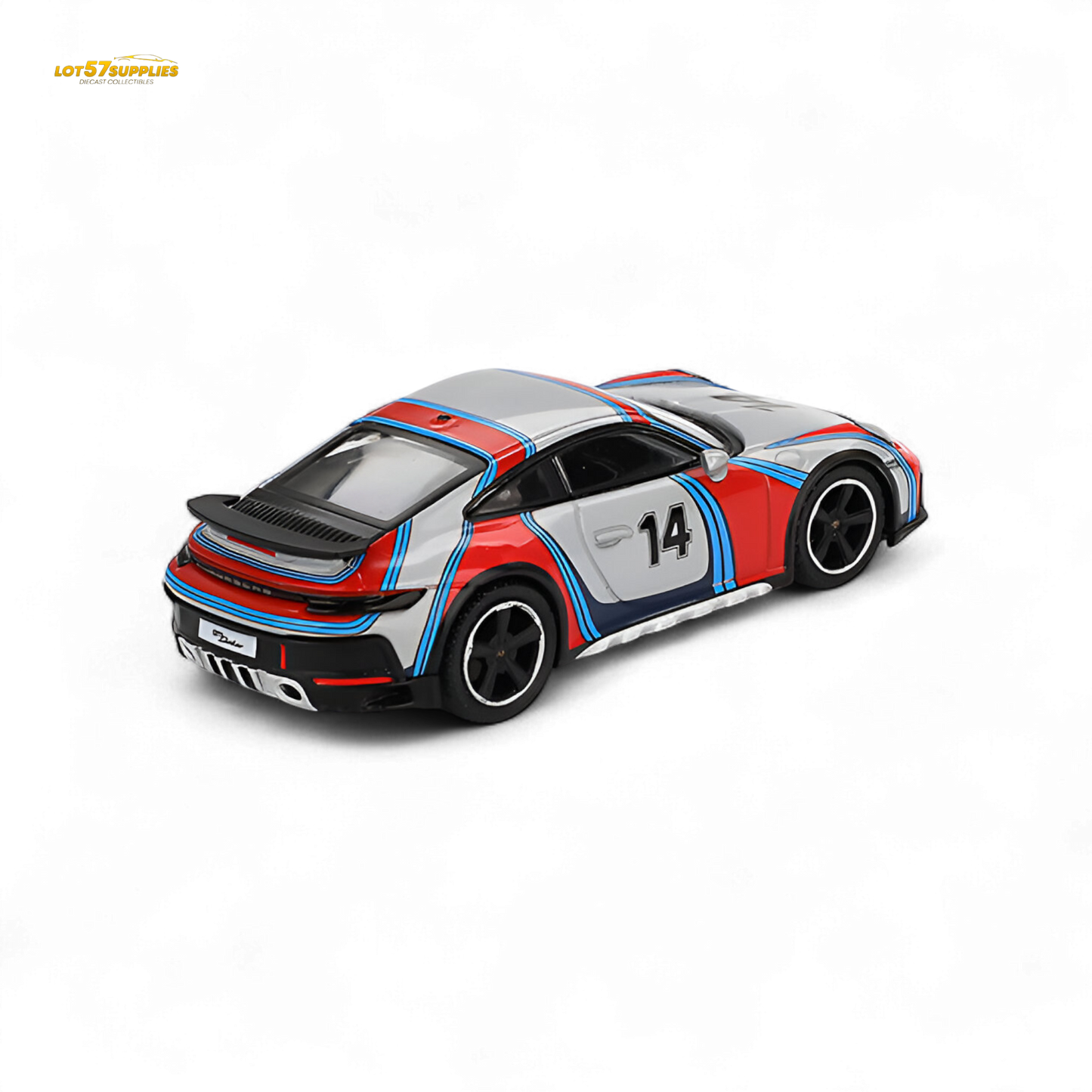 Mini-GT Porsche 911 Dakar “Rally 1974” Ice Grey Metallic 1:64 MGT00964